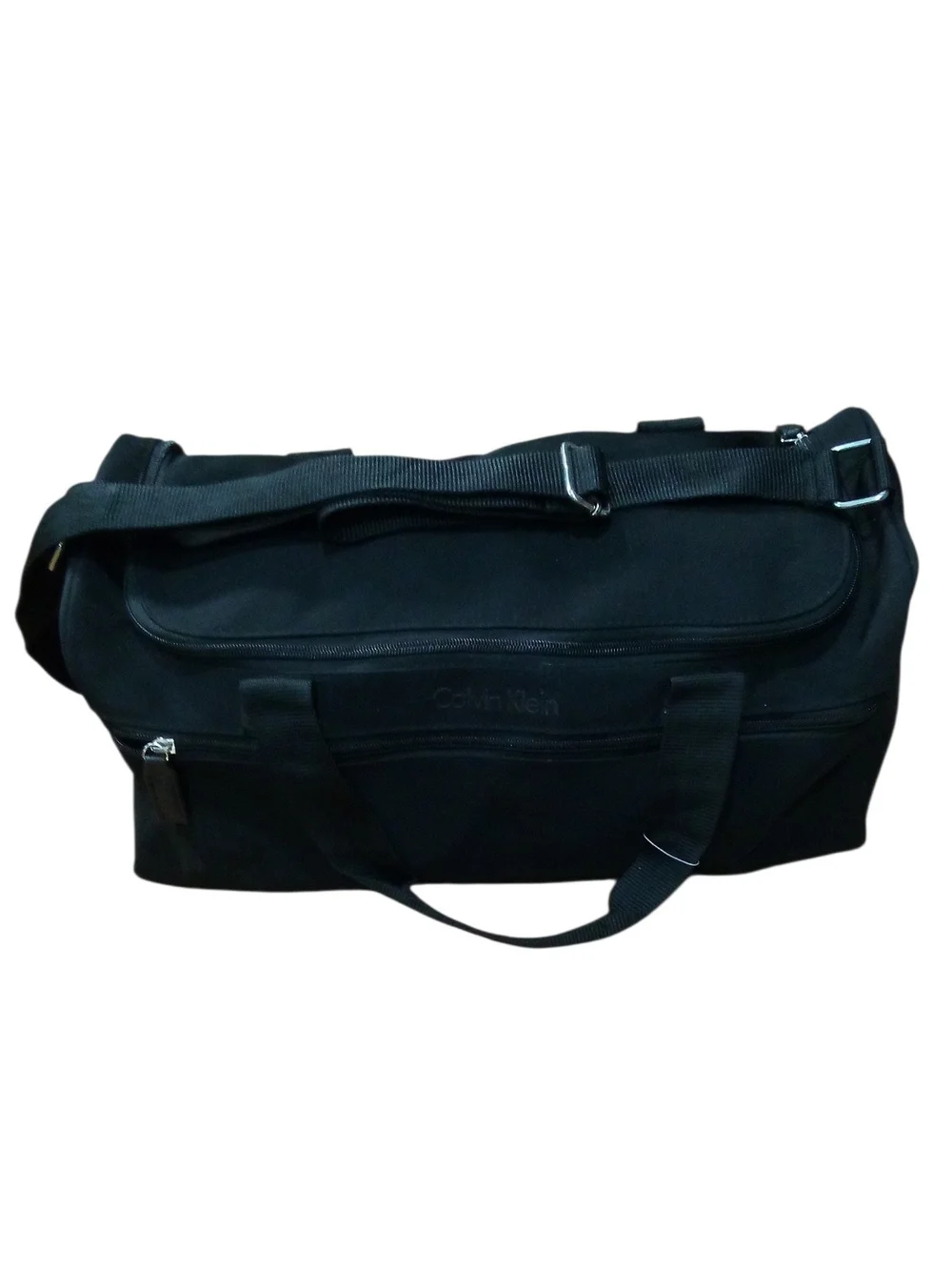 Calvin Klein Black Canvas Men's Duffel Bag
